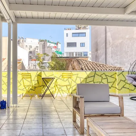 Chic Rooftop Studio W/ Terrace - Near Acropolis Athens Exterior photo
